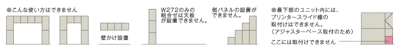 図：こんな使い方はできません