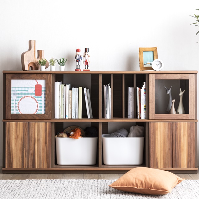 【カリモク】書棚 Buona scelta 書棚 オープンタイプ 幅115cm QT3575 ピュアオーク