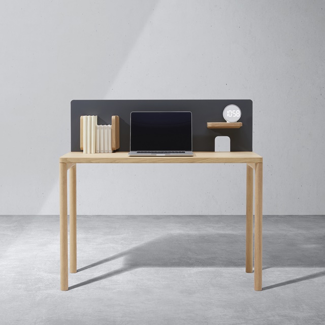 カリモク パーソナルデスク CLEARNEL デスク 幅90×奥行45cm SW8011 ピュアオーク 通販