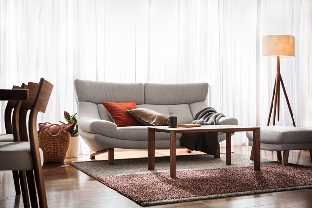 【美品　カリモク座卓】杉本作　応接台 美品 カリモク座卓】杉本作 応接台