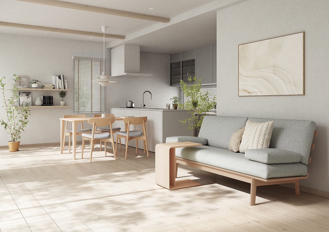 カリモク　ヘッドレスト　シャームミックスグレー カリモク ヘッドレスト シャームミックスグレー