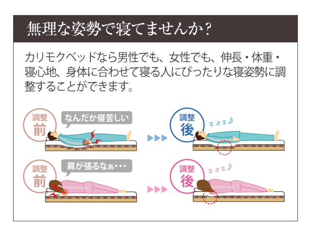 無理な姿勢で寝ていませんか？