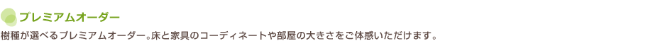プレミアムオーダー