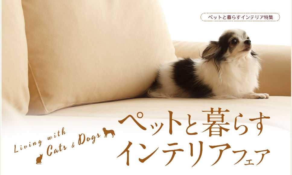 「ペットと暮らすインテリアフェア」開催のご案内