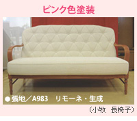 ピンク色塗装