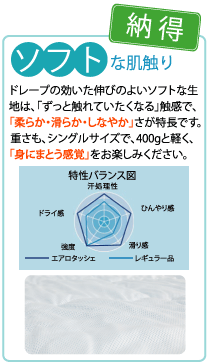 サラっと気持ちいい