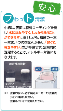 ふわっと清潔