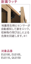 耐震ラッチ