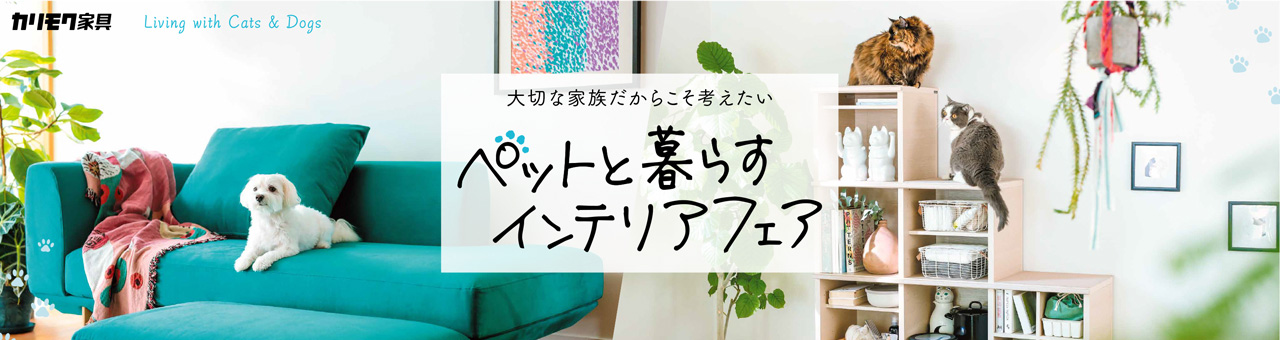 ペットと暮らすインテリア