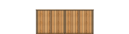 木質感が際立つサイドボード